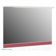 Зеркало-TOP-LED GLASS 108 с цветной вставкой (подсветка С) 